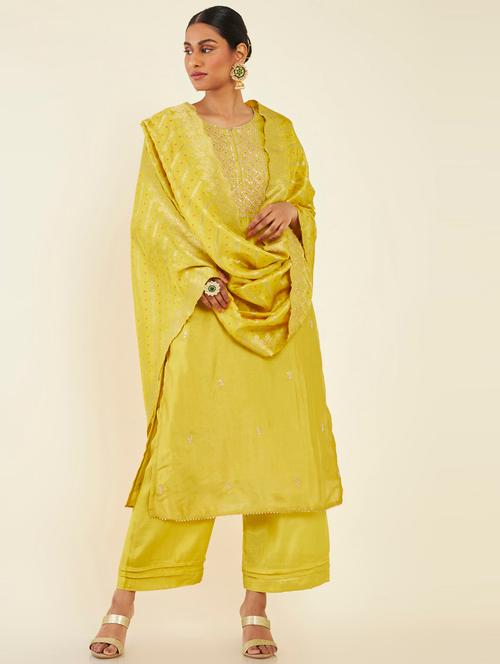 self design unstitched suit set - 19495147 - Very Small Image - 1