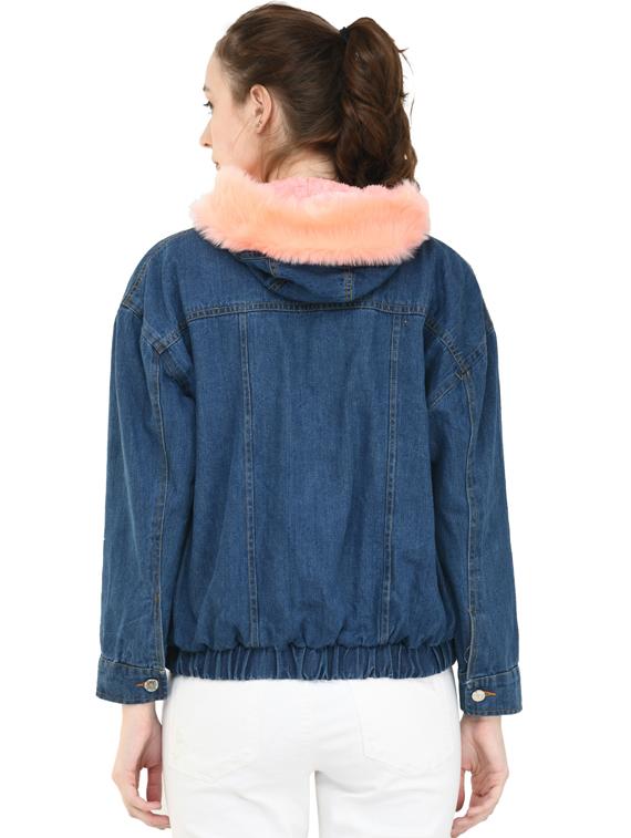women hooded regular jacket - 19495221 - Zoom Image - 2