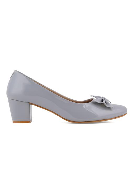 grey synthetic slip on pumps - 19495723 - Very Small Image - 1