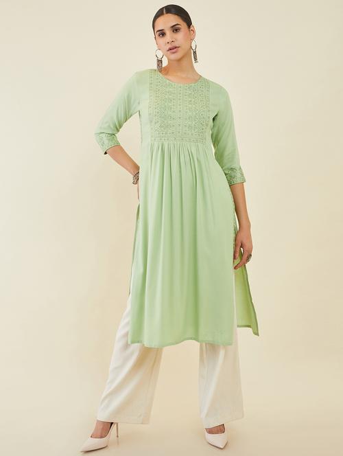 women's a-line kurta - 19496409 - Very Small Image - 1