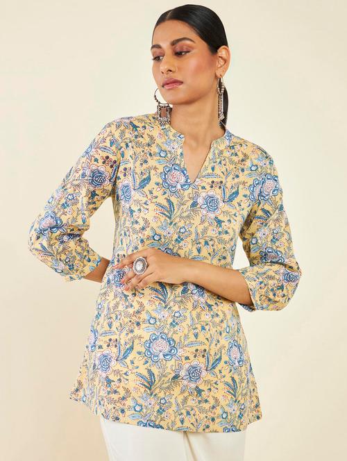 women printed regular tunic - 19496709 - Very Small Image - 1