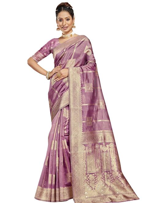self design woven saree - 19496809 - Very Small Image - 1