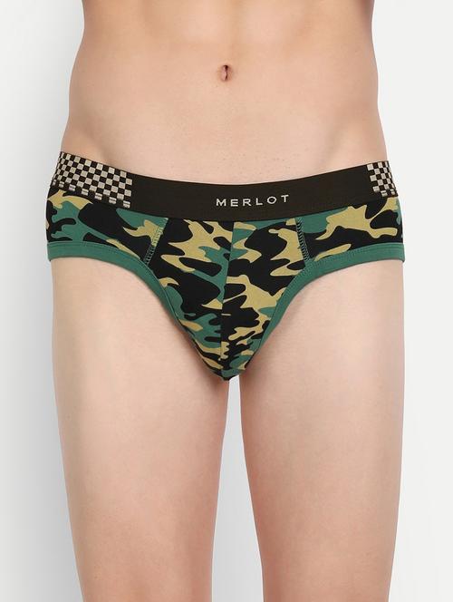 green cotton hipster brief - 19496863 - Very Small Image - 1