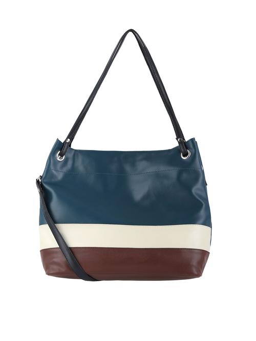 blue leatherette (pu) handbag - 19497344 - Very Small Image - 1