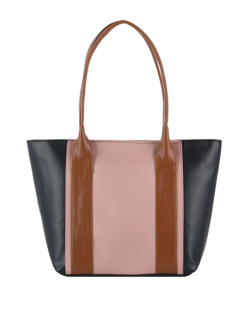 pink leatherette (pu) handbag - 19497345 - Very Small Image - 1