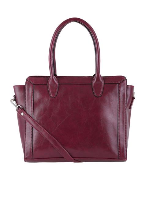 red leatherette (pu) handbag - 19497368 - Very Small Image - 1