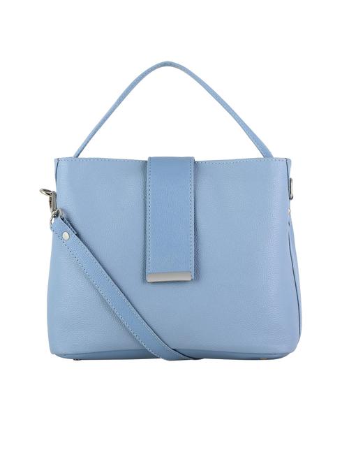 blue leatherette (pu) handbag - 19497381 - Very Small Image - 1