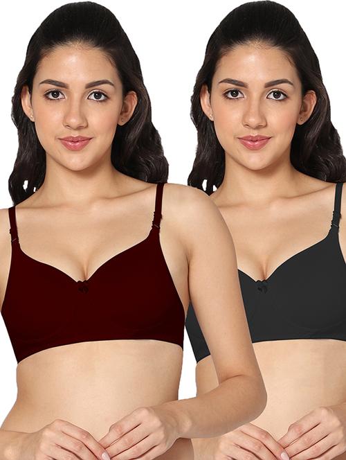 pack of 2 multi colored push up bra - 19497485 - Very Small Image - 1