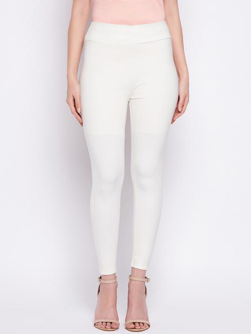 mid rise solid cotton jegging - 19503692 - Very Small Image - 1