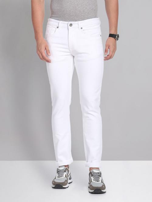 mens slim fit plain jeans - 19504116 - Very Small Image - 1