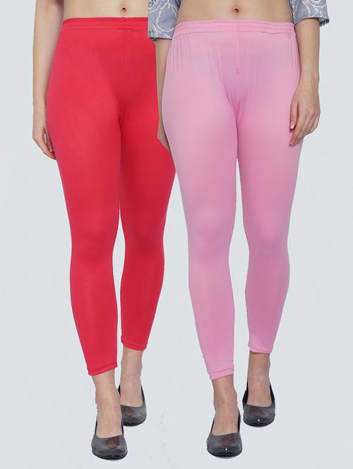 pack of 2 mid rise solid legging - 19504506 - Very Small Image - 1