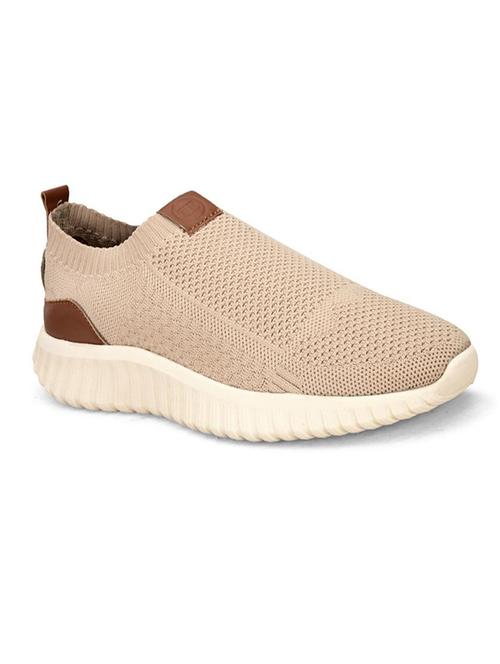 beige slip on casual shoes - 19504595 - Very Small Image - 1