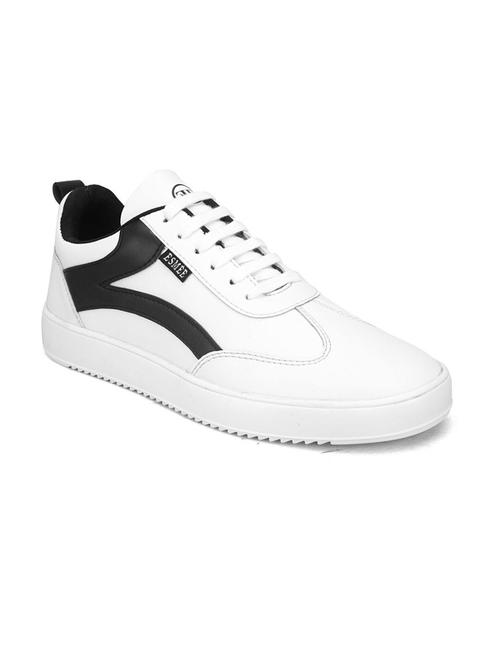 white lace up casual shoes - 19504615 - Very Small Image - 1