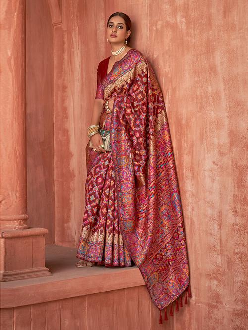 self designed woven saree - 19505614 - Very Small Image - 1