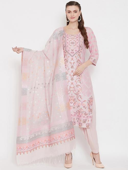 self designed palazzo unstitched suit - 19510900 - Very Small Image - 1