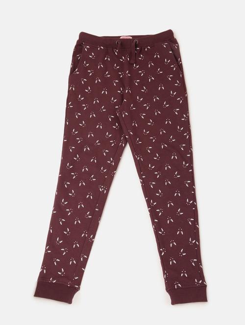 brown printed trouser - 19511081 - Very Small Image - 1