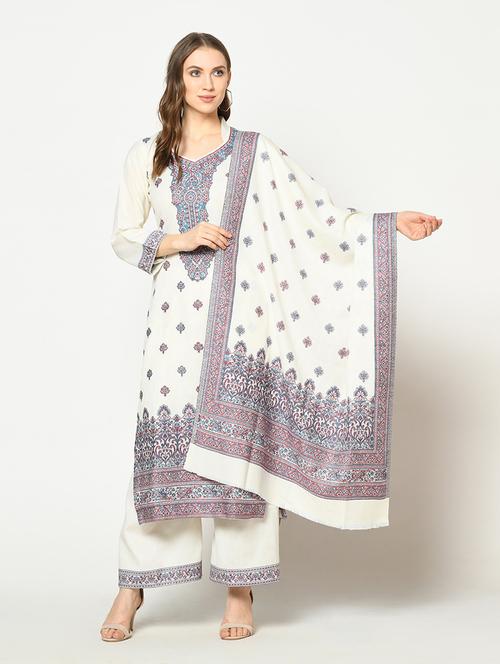 self design unstitched suit set - 19511134 - Very Small Image - 1