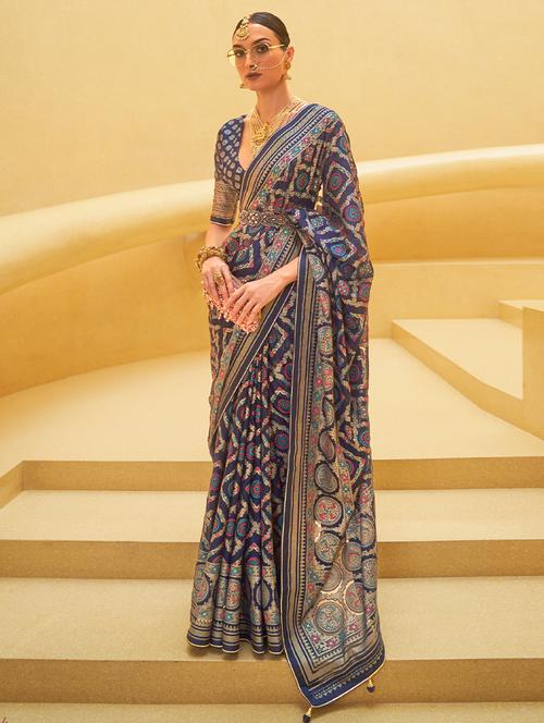 self designed woven saree - 19512549 - Very Small Image - 1