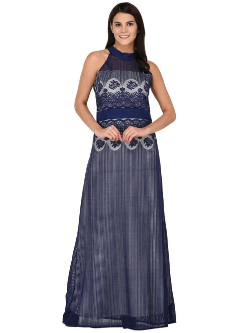 women's  self design dress - 19517059 - Very Small Image - 1