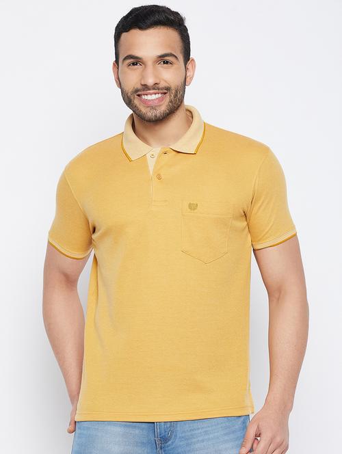 men short sleeves plain polo t-shirt  - 19519441 - Very Small Image - 1