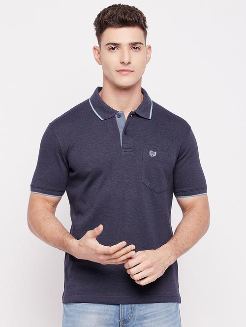 men short sleeves plain polo t-shirt  - 19519442 - Very Small Image - 1