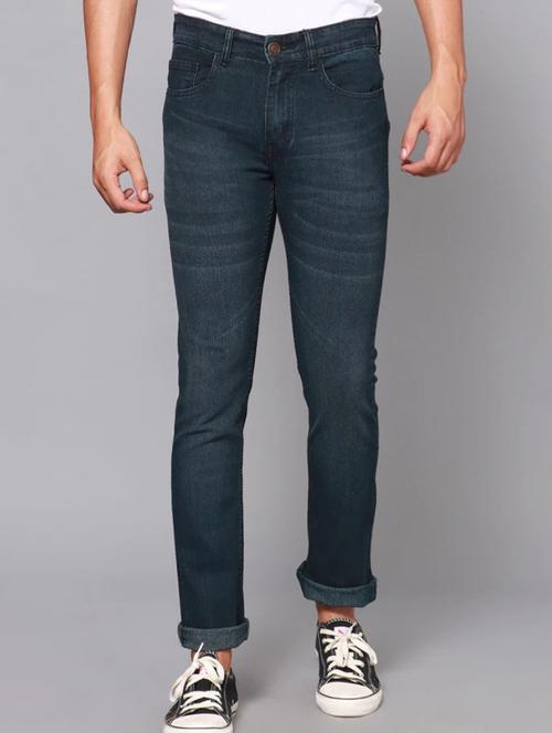 blue denim plain jean - 19520203 - Very Small Image - 1