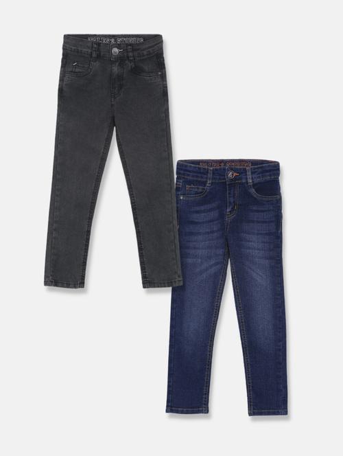 boy's plain skinny fit jeans - 19520395 - Very Small Image - 1