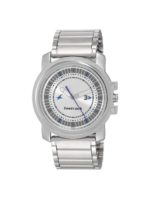 fastrack economy analog white dial men's watch-nl3039sm03/np3039sm03 - 19521969 - Very Small Image - 1