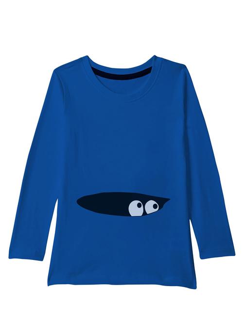 kids round neck front print t-shirt - 19522948 - Very Small Image - 1