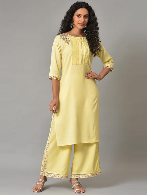women's straight kurta - 19528293 - Very Small Image - 1