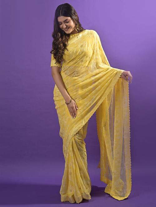 self designed woven saree - 19530890 - Very Small Image - 1