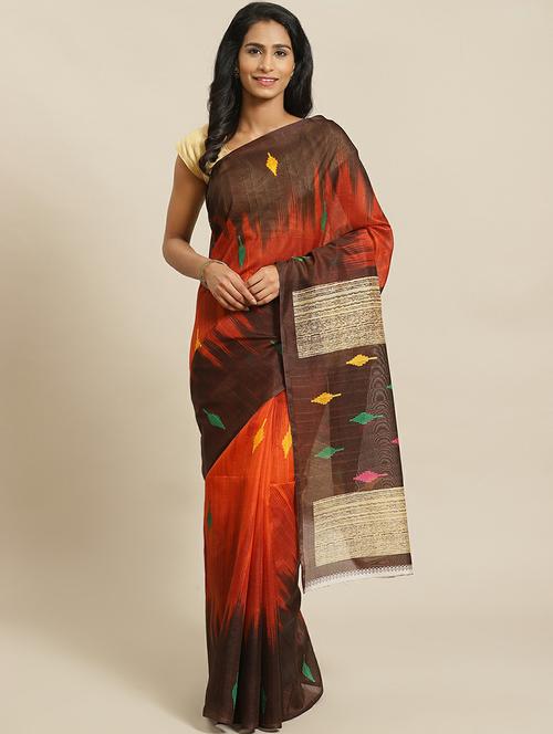 printed mysore silk saree - 19532460 - Very Small Image - 1
