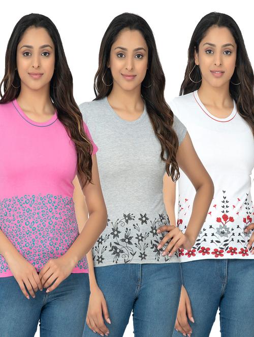 women's t-shirt combo - 19535942 - Very Small Image - 1