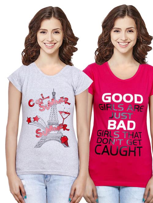 women's t-shirt combo - 19536223 - Very Small Image - 1