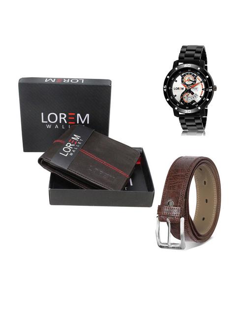 belt, wallet & watch gift combo - 19541687 - Very Small Image - 1