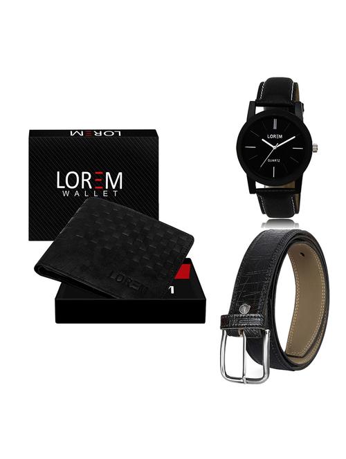 belt, wallet & watch gift combo - 19550825 - Very Small Image - 1