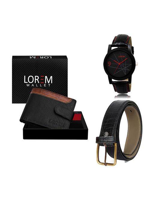 belt, wallet & watch gift combo - 19551676 - Very Small Image - 1