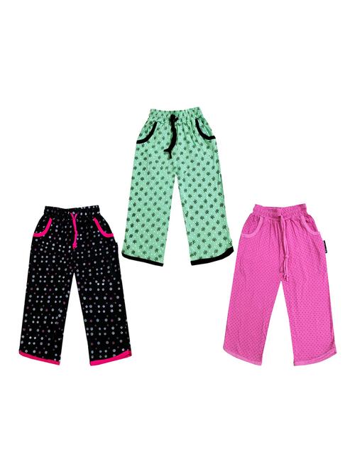 printed kids three-fourth lower combo - 19564411 - Very Small Image - 1