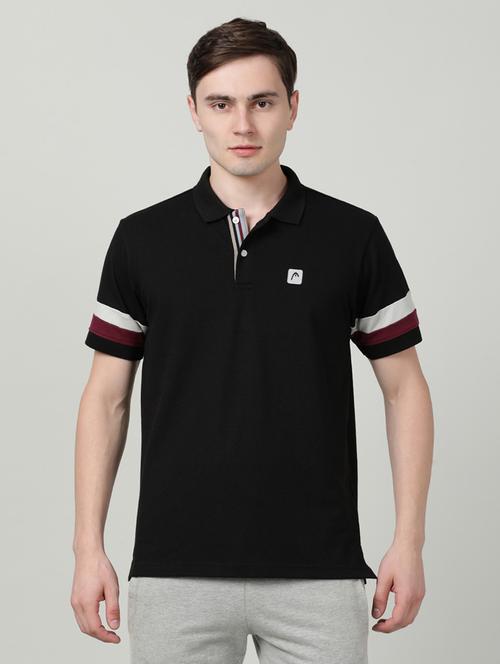 polo neck cotton sports t-shirt - 19572445 - Very Small Image - 1