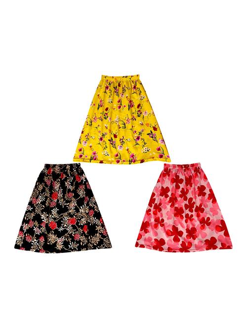 pack of 3 printed flared skirt - 19574849 - Very Small Image - 1