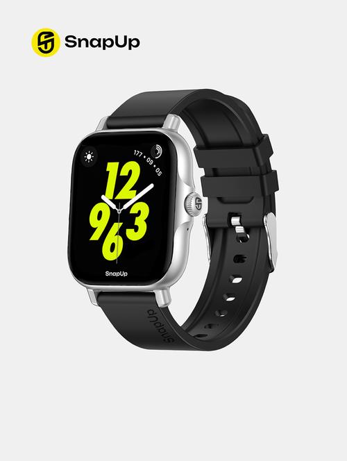 snapup turbo bluetooth calling smartwatch (silver black) - 19577926 - Very Small Image - 1