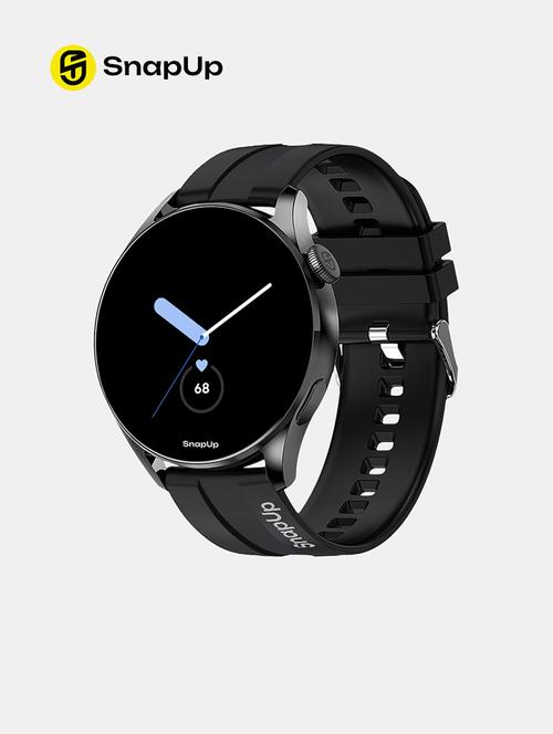 snapup revolve bluetooth calling smartwatch (black) - 19577930 - Very Small Image - 1