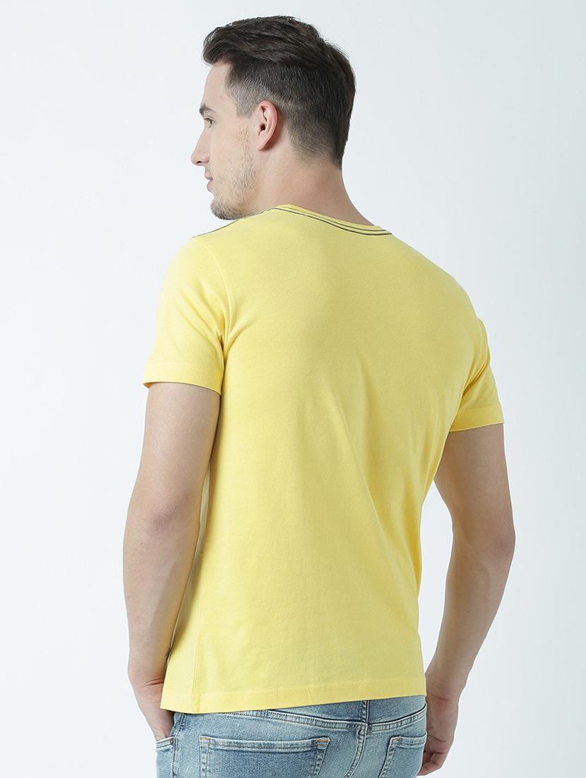 round neck printed regular t-shirt - 19580557 - Zoom Image - 3