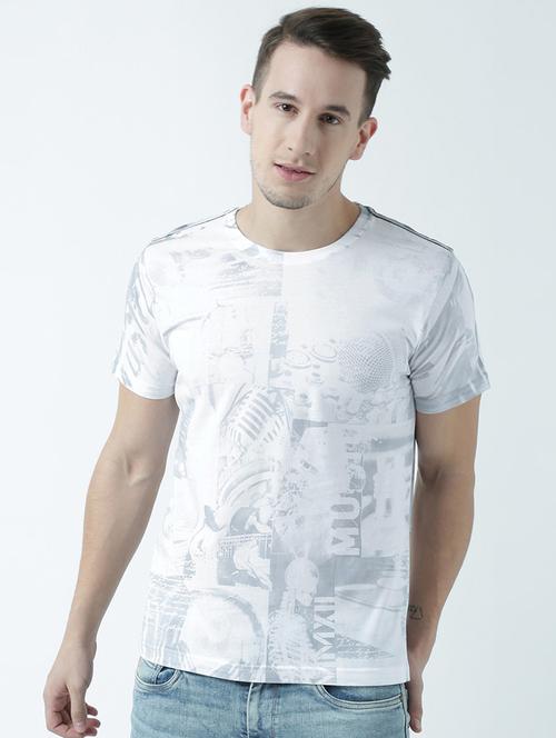 round neck printed regular t-shirt - 19580669 - Very Small Image - 1