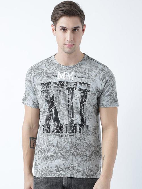 men front print short sleeve t-shirt - 19580878 - Very Small Image - 1