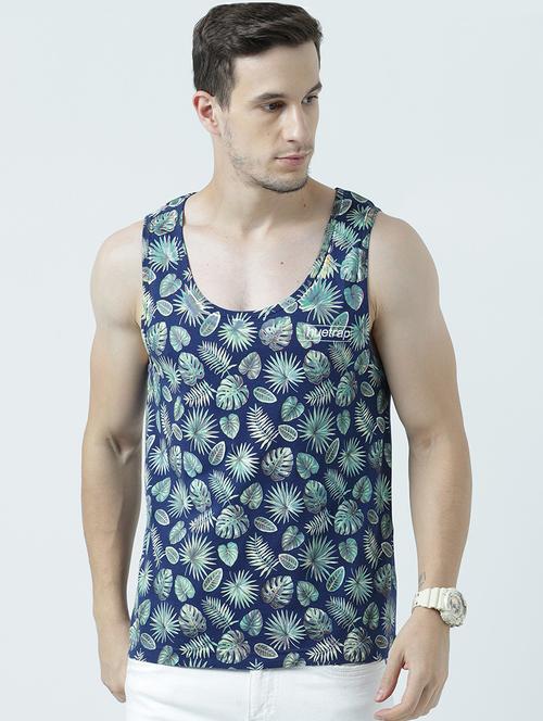 Men Printed Sleeveless Vest - 19582164 - Very Small Image - 1
