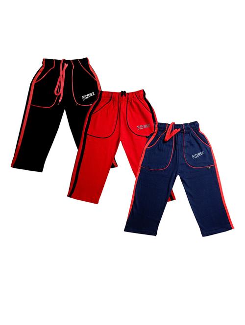 boys mid rise track pants combo - 19584673 - Very Small Image - 1