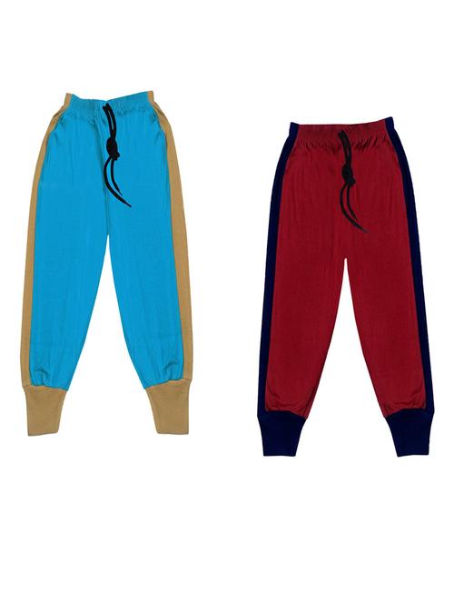 boys mid rise track pants combo - 19584777 - Very Small Image - 1