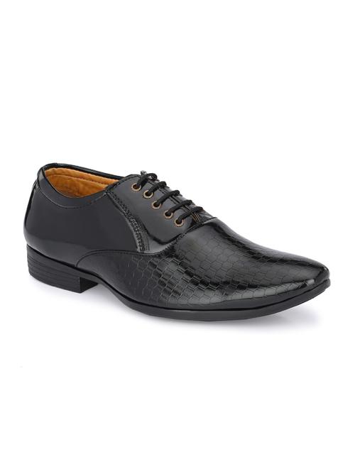 black patent leather laceup oxfords - 19585408 - Very Small Image - 1