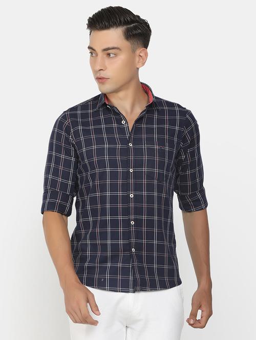 mens checks casual shirt - 19591105 - Very Small Image - 1